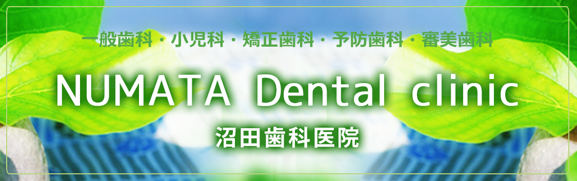 一般歯科・小児科・矯正歯科・予防歯科・審美歯科 NUMATA Dental clinic 沼田歯科医院
